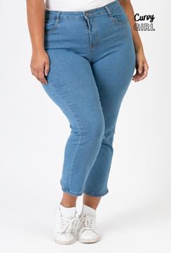 Picture of CURVY GIRL ULTRA STRETCH COMFORTABLE DENIM JEANS